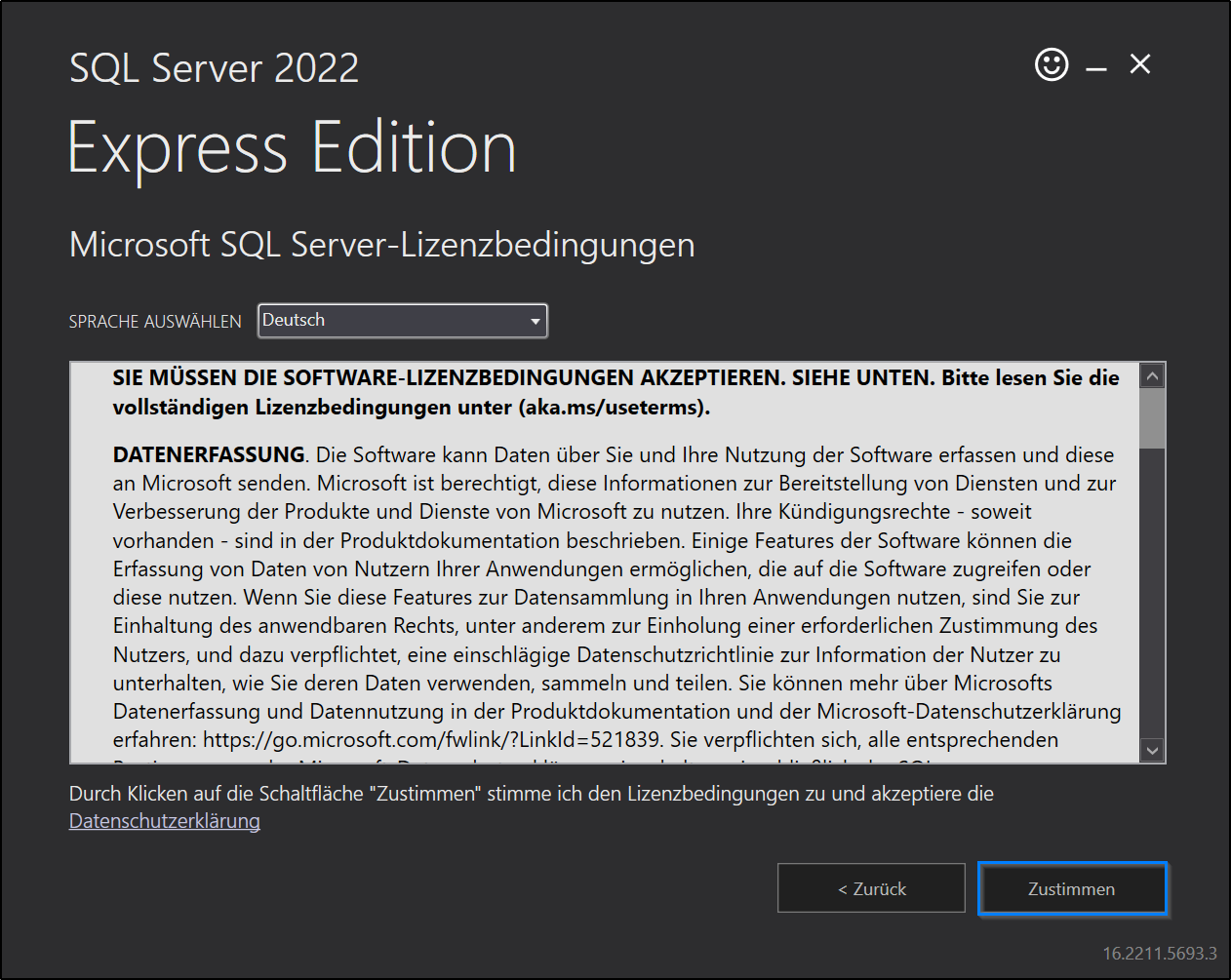 Zustimmen-SQL Server-Installer.png